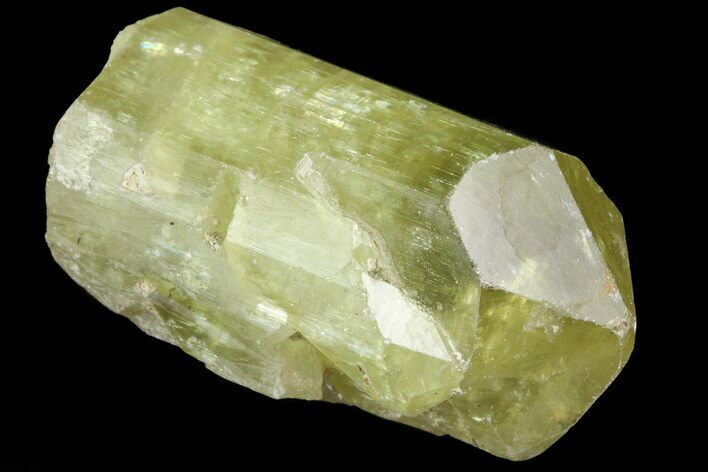 Lustrous Yellow Apatite Crystal - Morocco #82412